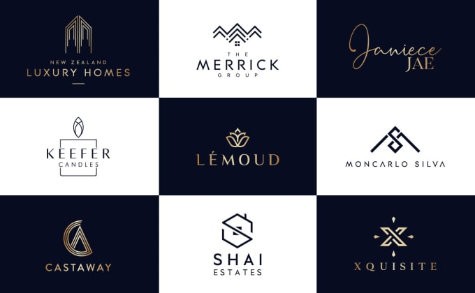 I will create modern minimalist and luxury logo design