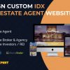 I will build custom real estate idx mls website