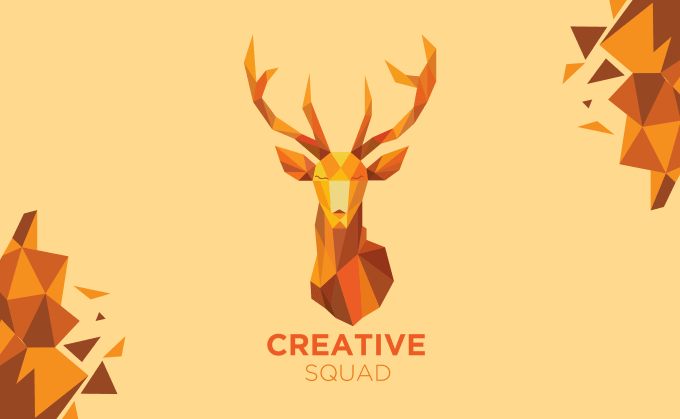 Our Studio will offer custom polygonal logo and stationery design